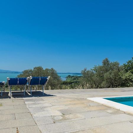 Poloturisticoumbria Rustico Con Piscina Vista Lago Passignano sul Trasimeno Exteriör bild