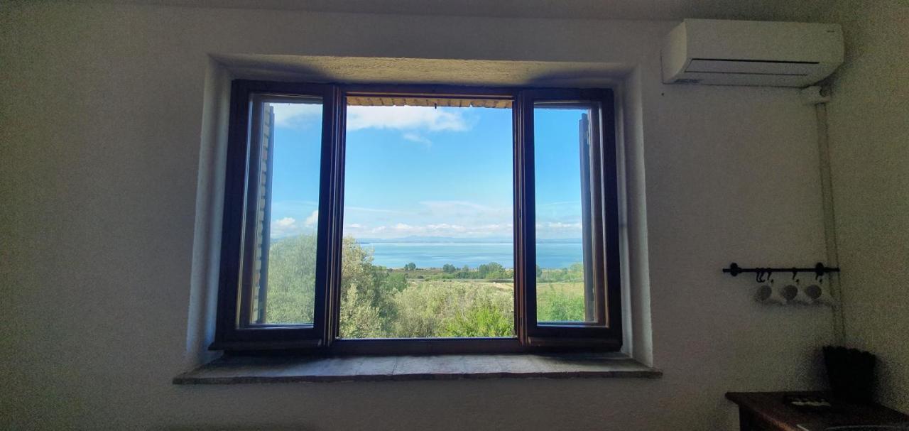 Poloturisticoumbria Rustico Con Piscina Vista Lago Passignano sul Trasimeno Exteriör bild